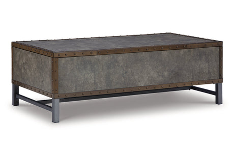 Derrylin Brown Lift-top Coffee Table and 2 End Tables