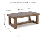 Cabalynn Light Brown Coffee Table and 2 End Tables from Ashley Furniture - Luna Furniture