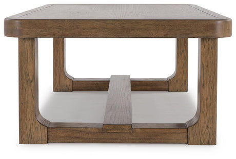 Cabalynn Light Brown Coffee Table and 2 End Tables from Ashley Furniture - Luna Furniture