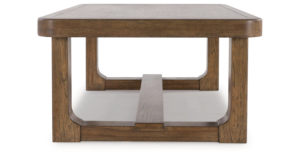Cabalynn Light Brown Coffee Table and 2 End Tables from Ashley Furniture - Luna Furniture