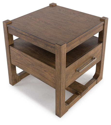 Cabalynn Light Brown Coffee Table and 2 End Tables from Ashley Furniture - Luna Furniture