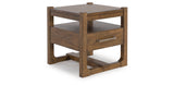 CABALYNN Light Brown End Table from Ashley - Luna Furniture