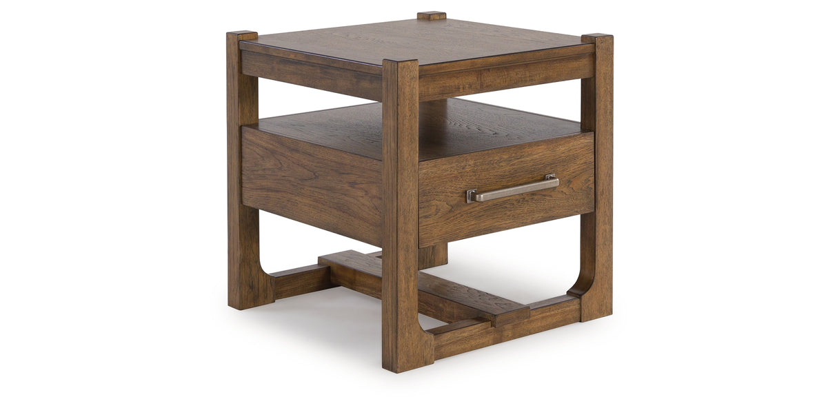 Cabalynn Coffee Table with 1 End Table in Light Brown from Ashley Furniture - Luna Furniture