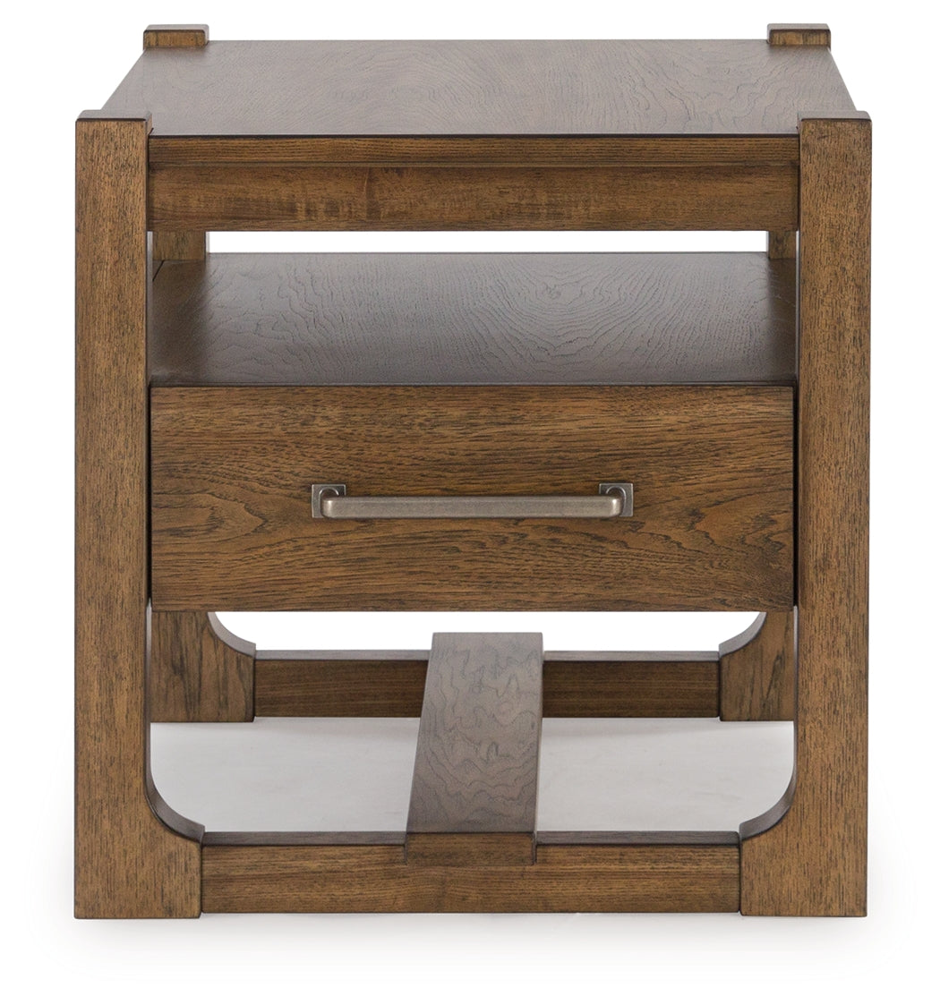 Cabalynn Light Brown Coffee Table and 2 End Tables from Ashley Furniture - Luna Furniture