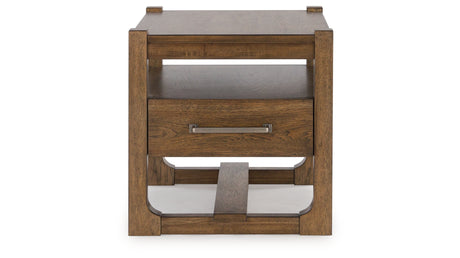 CABALYNN Light Brown End Table from Ashley - Luna Furniture