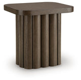 Darimore Burnished Brown Rectangular End Table from Ashley - Luna Furniture