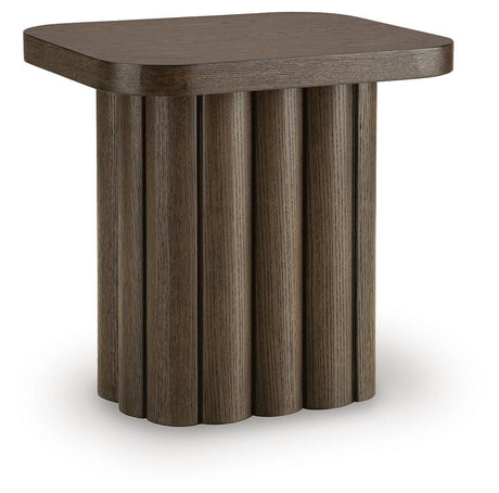 Darimore Burnished Brown Rectangular End Table from Ashley - Luna Furniture