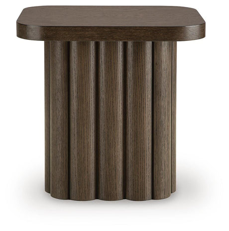 Darimore Burnished Brown Rectangular End Table from Ashley - Luna Furniture
