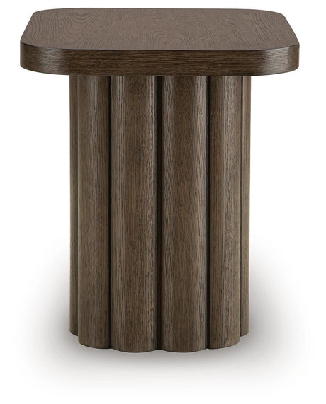 Darimore Burnished Brown Rectangular End Table from Ashley - Luna Furniture