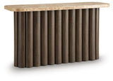 Darimore Burnished Brown Sofa Table from Ashley - Luna Furniture