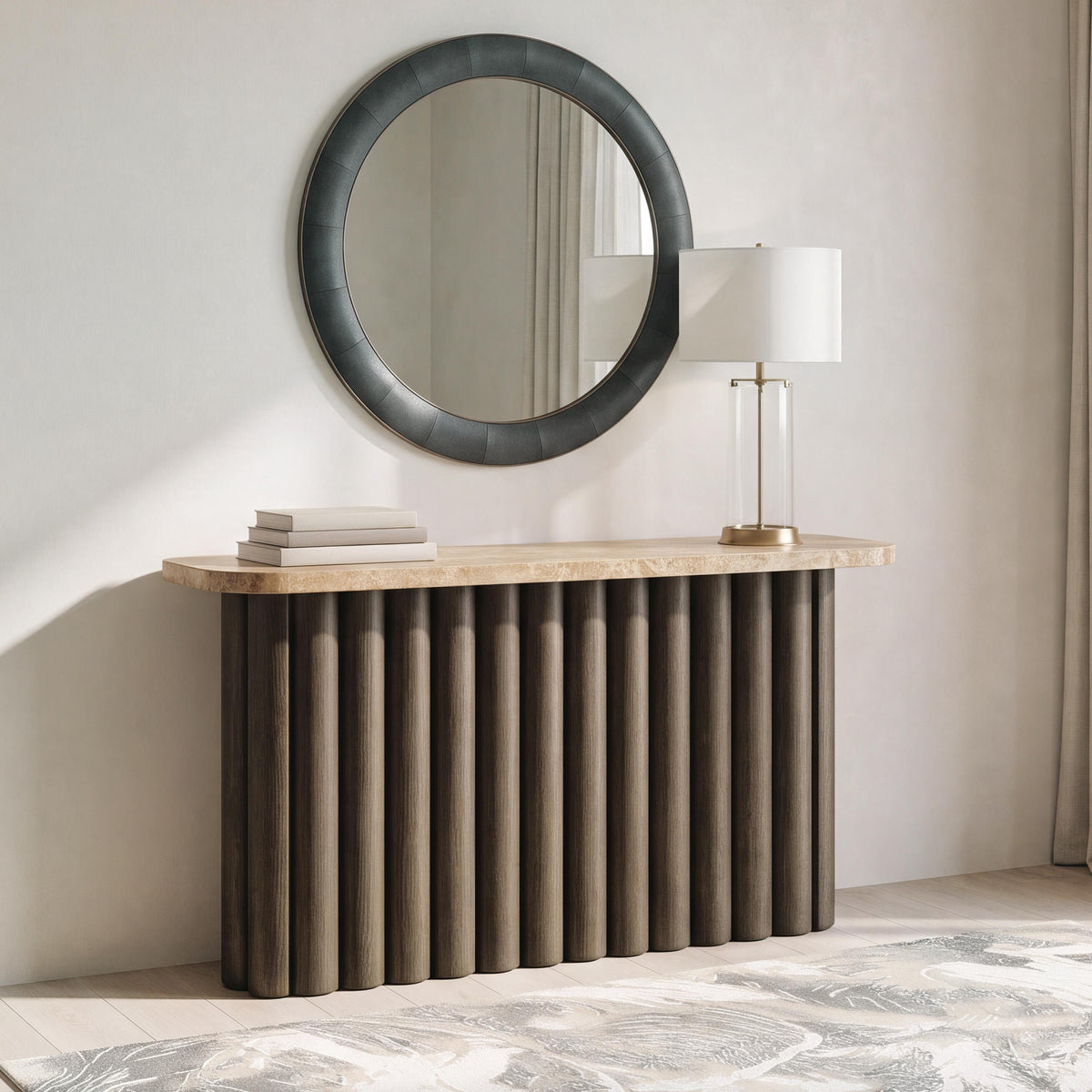 Darimore Burnished Brown Sofa Table from Ashley - Luna Furniture