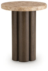 Darimore Burnished Brown Chair Side End Table from Ashley - Luna Furniture