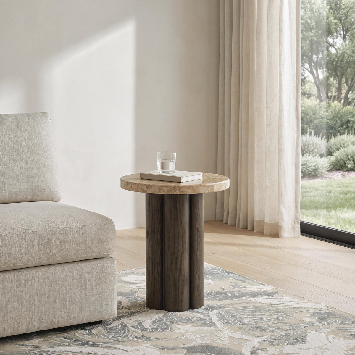 Darimore Burnished Brown Chair Side End Table from Ashley - Luna Furniture