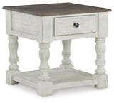 Havalance White/Gray Lift Top Coffee Table and 2 End Tables from Ashley Furniture - Luna Furniture