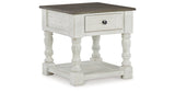 Havalance White/Gray End Table from Ashley - Luna Furniture
