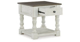 Havalance White/Gray Coffee Table with 2 End Tables from Ashley - Luna Furniture