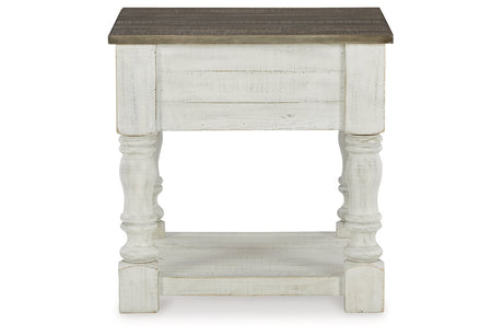 Havalance White/Gray Lift Top Coffee Table and 2 End Tables from Ashley - Luna Furniture