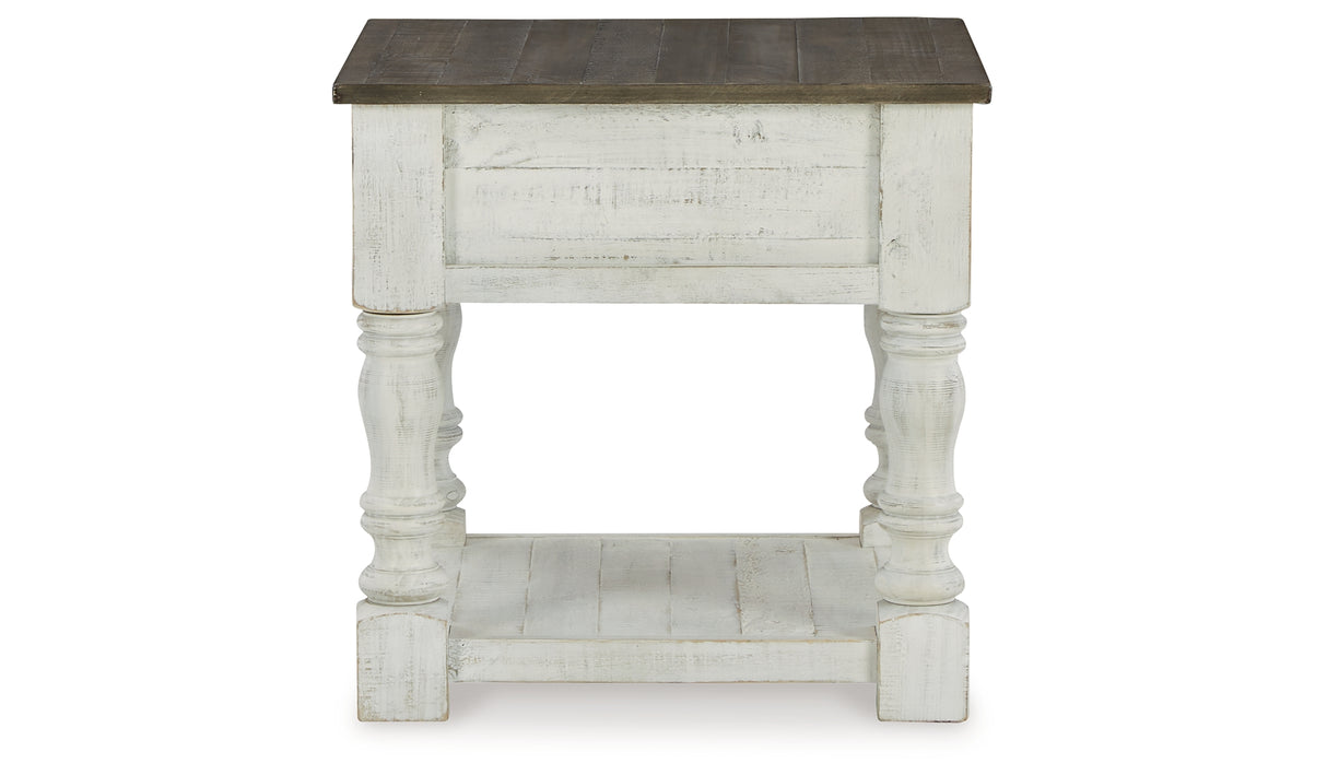 Havalance White/Gray End Table from Ashley - Luna Furniture