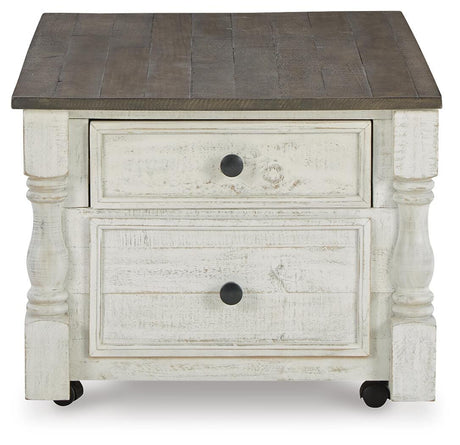 Havalance White/Gray Lift-Top Coffee Table from Ashley Furniture - Luna Furniture
