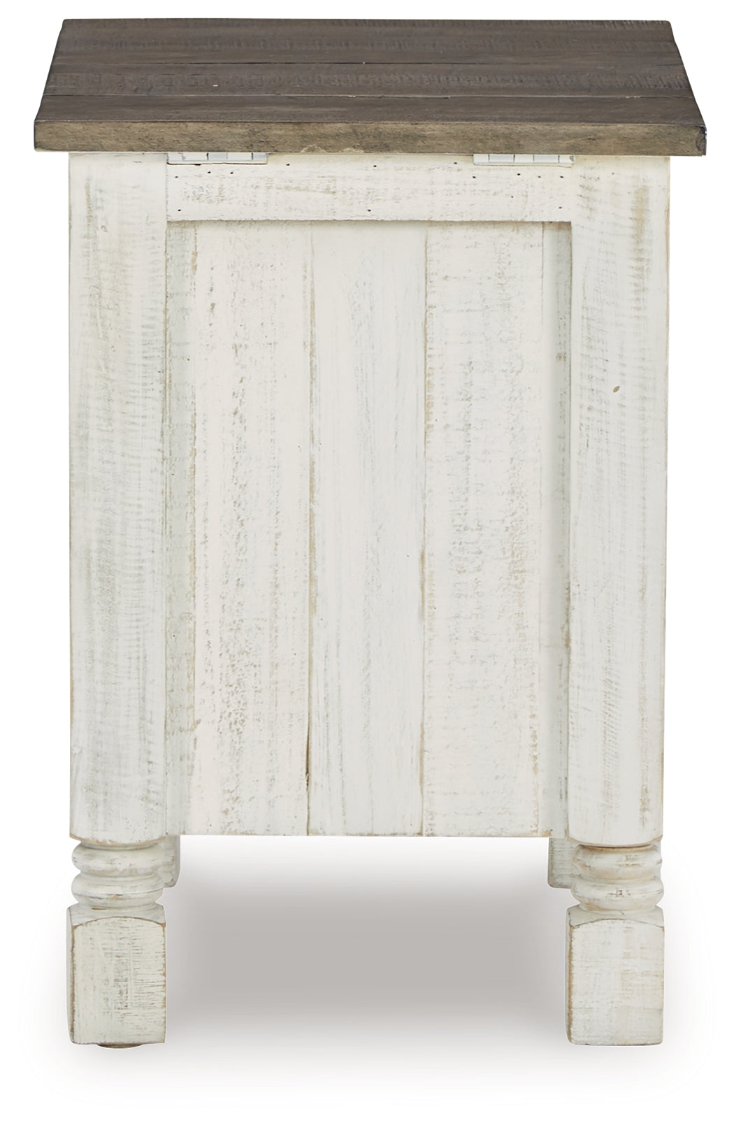 Havalance White/Gray Chairside End Table from Ashley - Luna Furniture