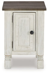 Havalance White/Gray Chairside End Table from Ashley - Luna Furniture