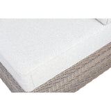 Tamyra Resin Wicker Side Table & Ottoman from Steve Silver - Luna Furniture