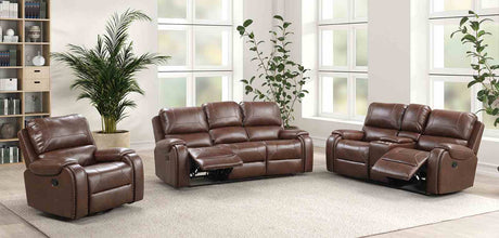 Tepic Brown Loveseat from Furniture of America - Luna Furniture