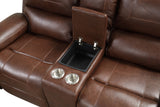 Tepic Brown Loveseat from Furniture of America - Luna Furniture