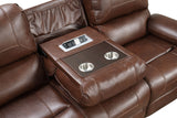 Tepic Brown Sofa from Furniture of America - Luna Furniture