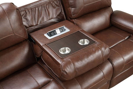 Tepic Brown Sofa from Furniture of America - Luna Furniture
