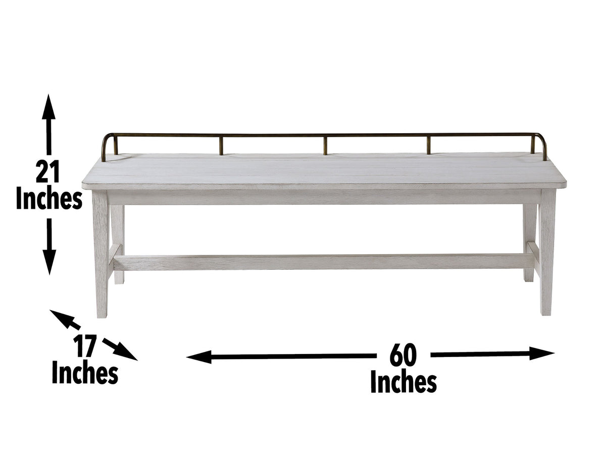 Pendleton Vanilla Bench from Steve Silver - Luna Furniture