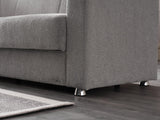 Tokyo 3 Seat Sleeper (kamer Gray) from Bellona - Luna Furniture
