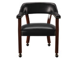 Tournament Game Table and Chairs, 6-Piece, Black(Table & 4 Side Chairs) from Steve Silver - Luna Furniture