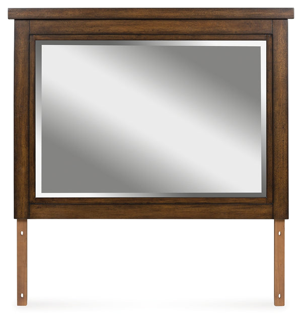 Taffenbrook Medium Brown Bedroom Mirror (Mirror Only)