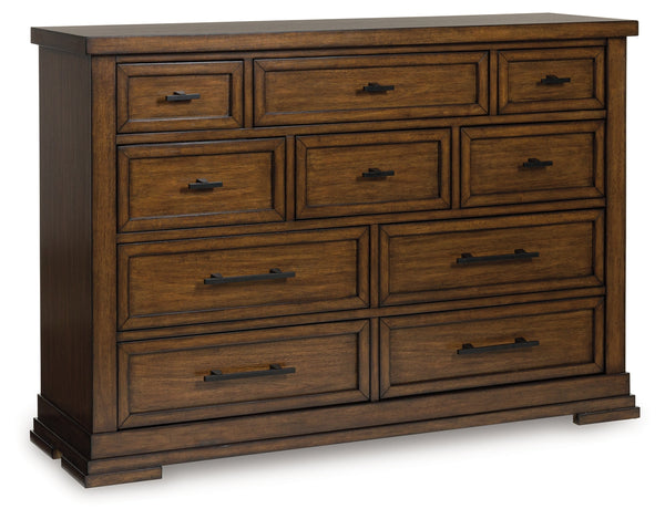 Taffenbrook Medium Brown Dresser