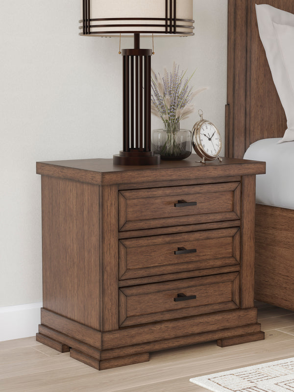 Taffenbrook Medium Brown Nightstand