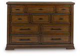 Taffenbrook Medium Brown Dresser from Ashley - Luna Furniture