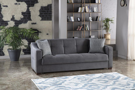 Tahoe Melson Dark Gray 3-Seat Sleeper Sofa from Bellona - Luna Furniture