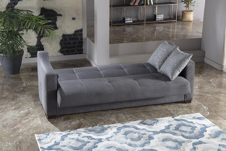 Tahoe Melson Dark Gray 3-Seat Sleeper Sofa from Bellona - Luna Furniture
