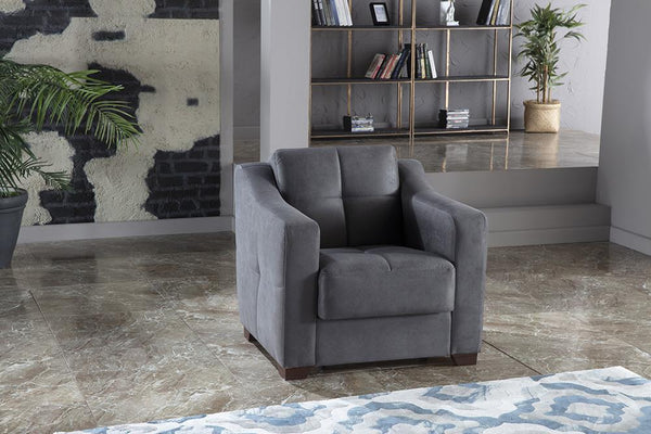 Tahoe Melson Dark Gray Armchair