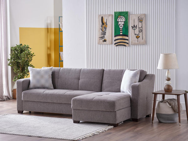 Tahoe Verderio Dark Gray Storage Sleeper Sectional