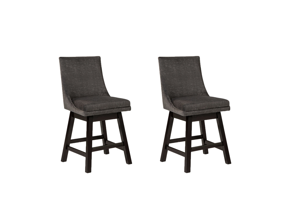 Tallenger 2-Piece Bar Stool in Dark Gray from Ashley - Luna Furniture