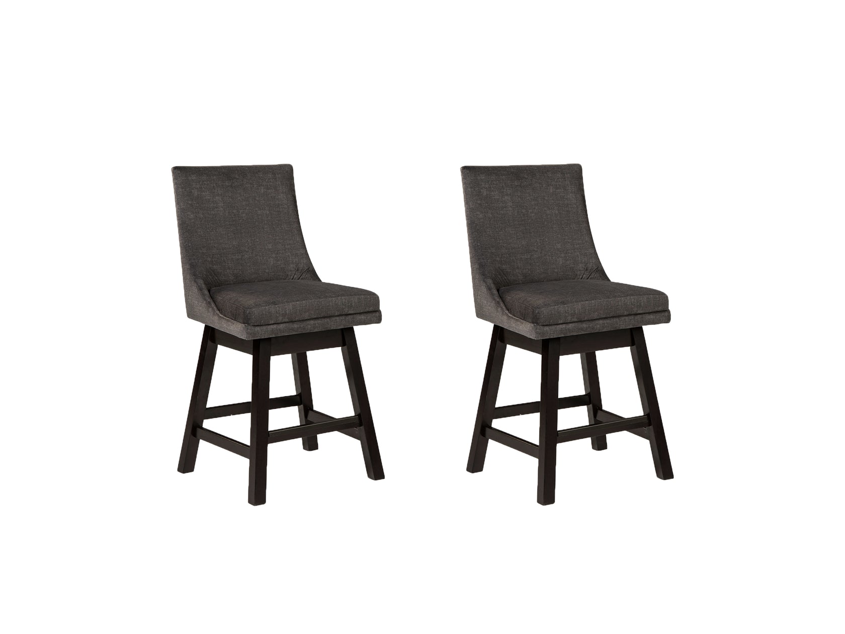 Tallenger 2-Piece Bar Stool in Dark Gray from Ashley - Luna Furniture