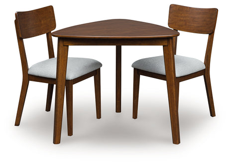 Tameride Dining Table and 2 Chairs in Brown from Ashley - Luna Furniture