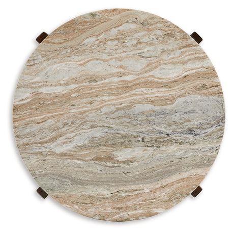 Tanidore Warm Brown Coffee Table from Ashley - Luna Furniture