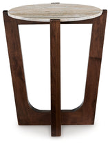 Tanidore Warm Brown End Table from Ashley - Luna Furniture