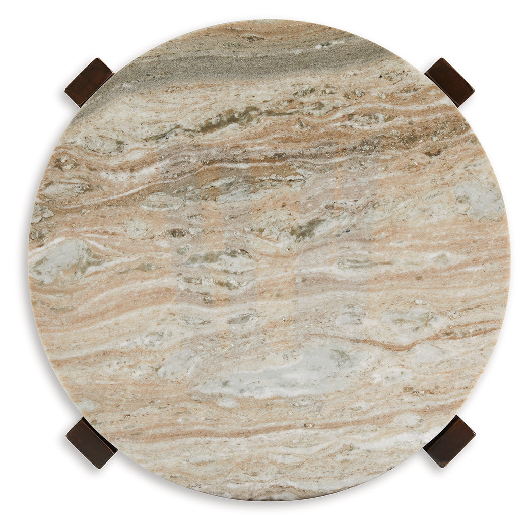 Tanidore Warm Brown End Table from Ashley - Luna Furniture