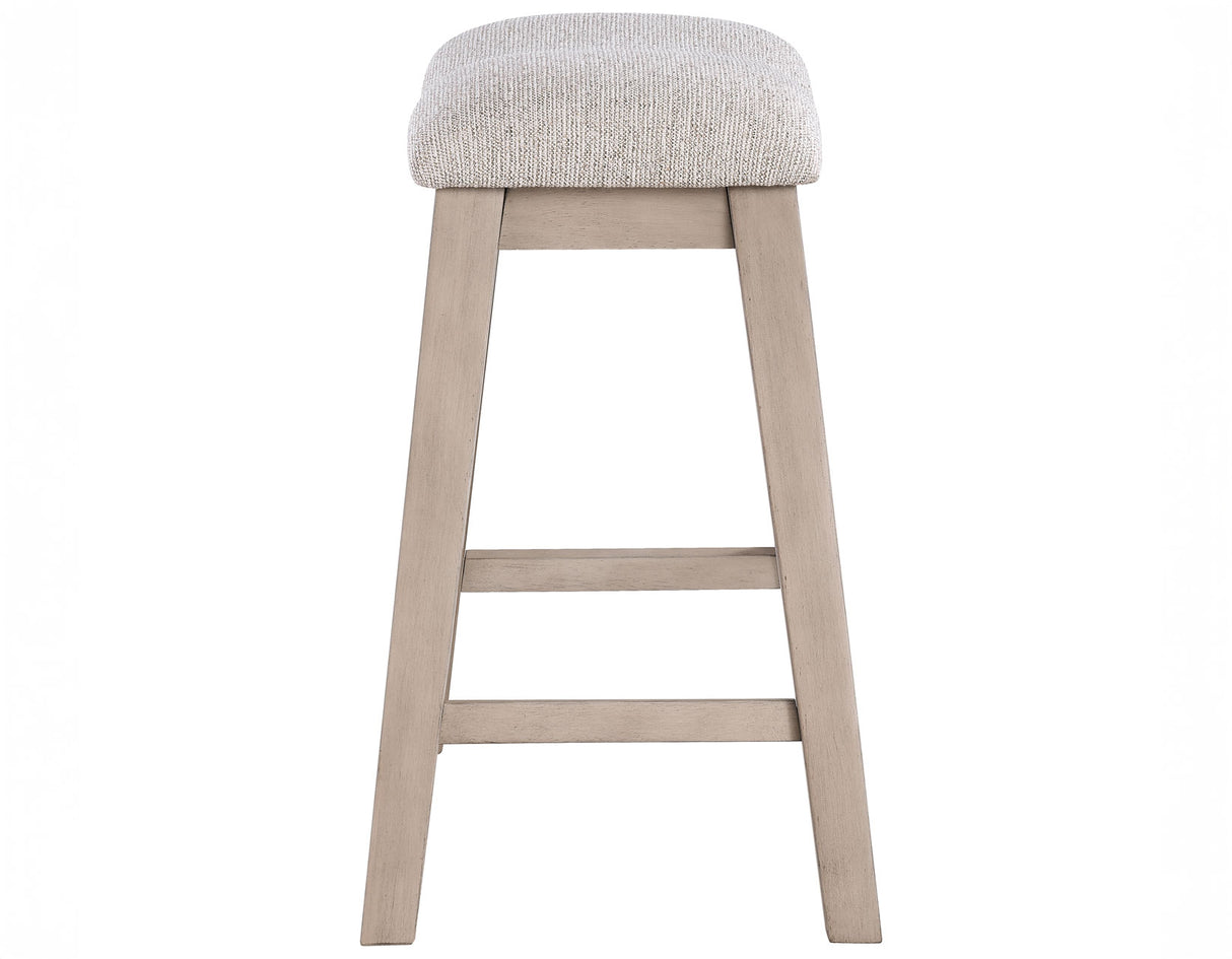 Taylor Tan/Gray 24″ Backless Counter Stool, Set of 2 from Steve Silver - Luna Furniture