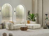 Teddy Cream Sectional Sofa