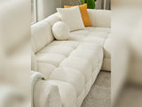 Teddy Cream Sectional Sofa